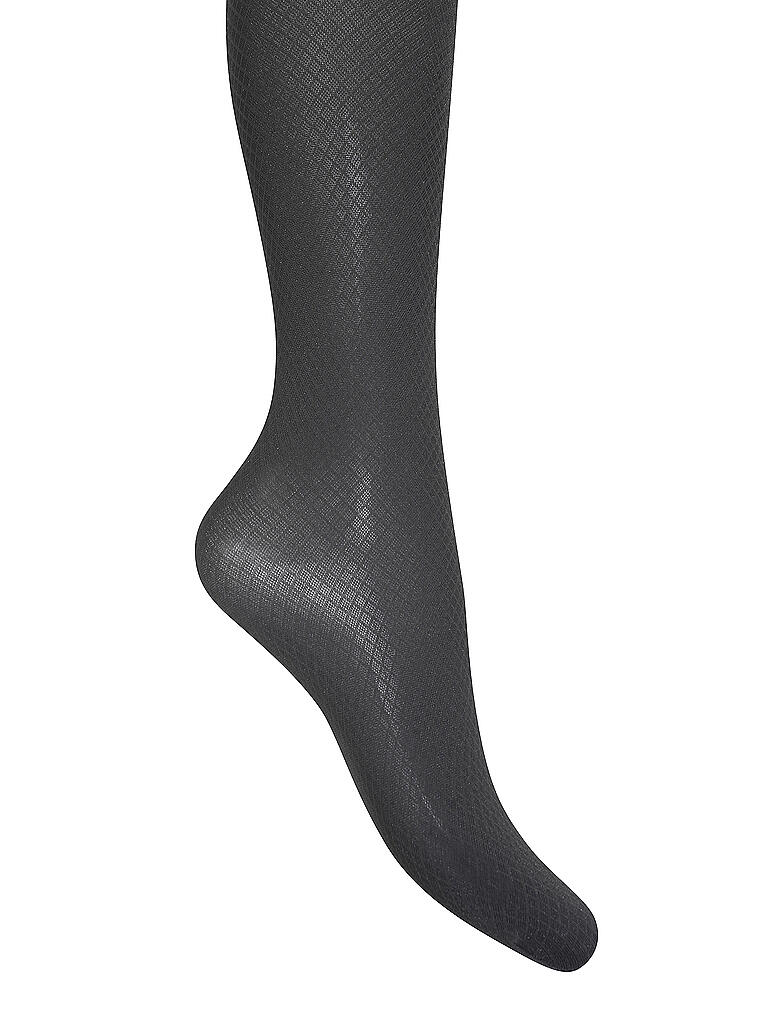 WOLFORD Modestrumpfhose Flora Black Black schwarz